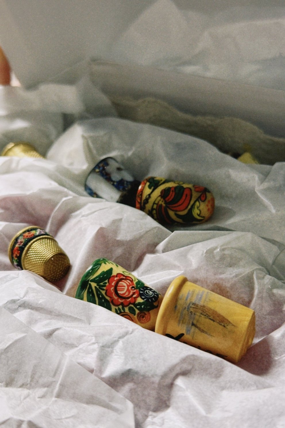 Hér má sjá vandaðan frágang við skráningu fingurbjarganna.